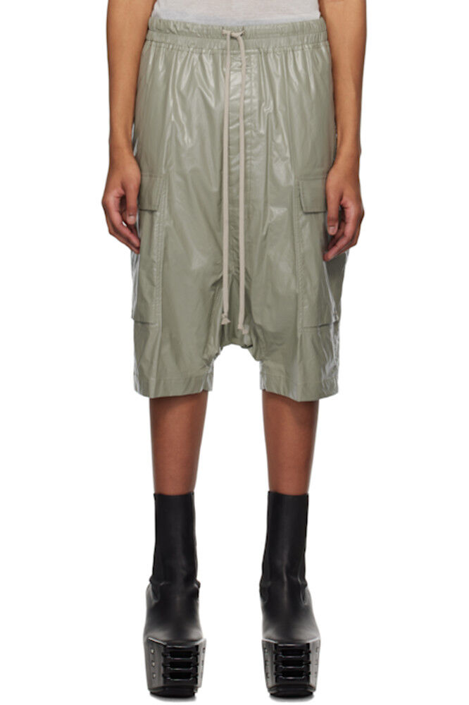 

Зеленые шорты Hollywood Cargo Pods Rick Owens