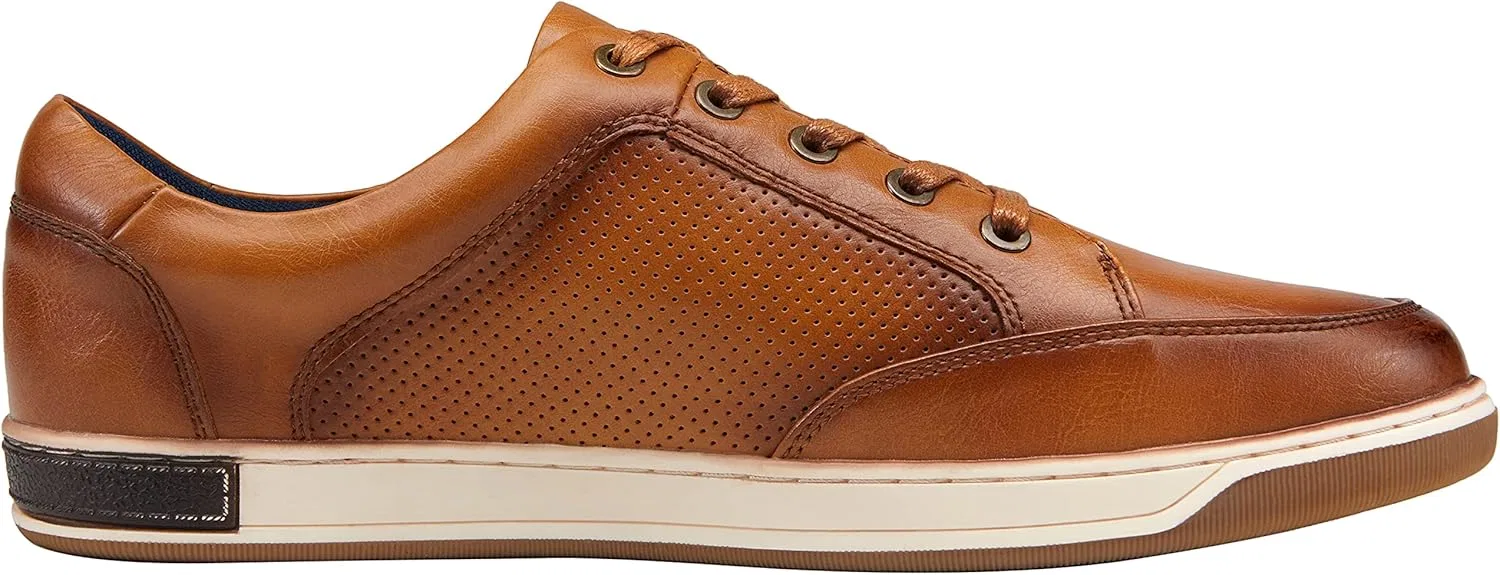 Мужские оксфордские туфли Vestey: повседневная элегантная обувь VOSTEY, B81Q12 Polished Brown — фото 4