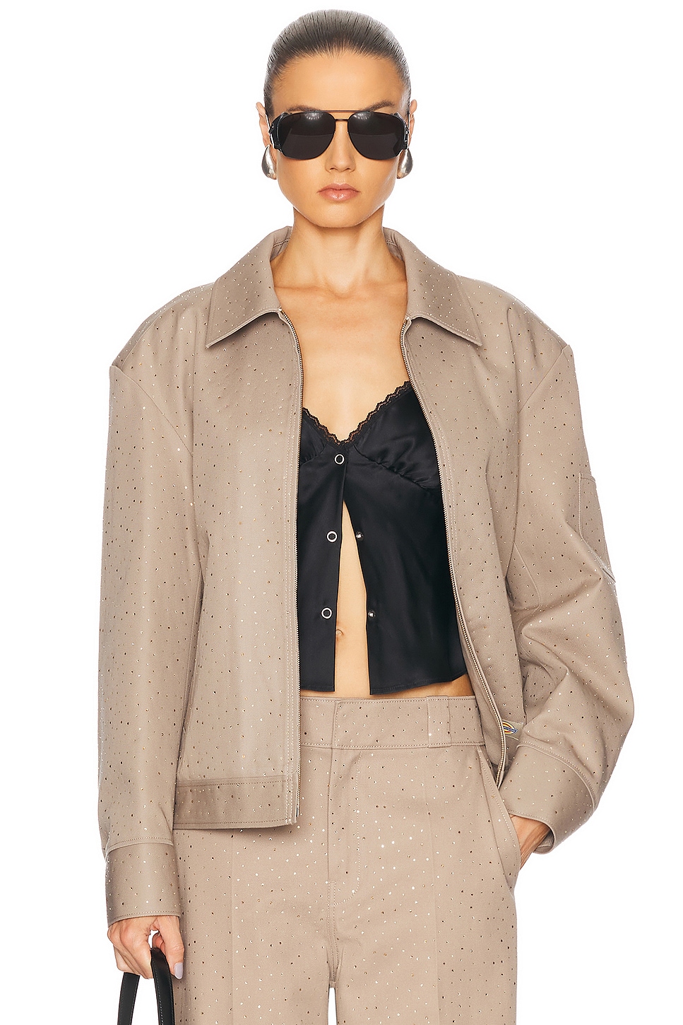 

Боксерская рабочая куртка Alexander Wang, Khaki