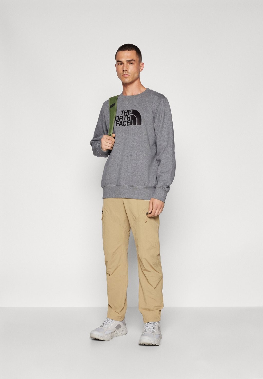 

Толстовка с капюшоном DREW PEAK CREW The North Face, цвет Medium Grey Heather