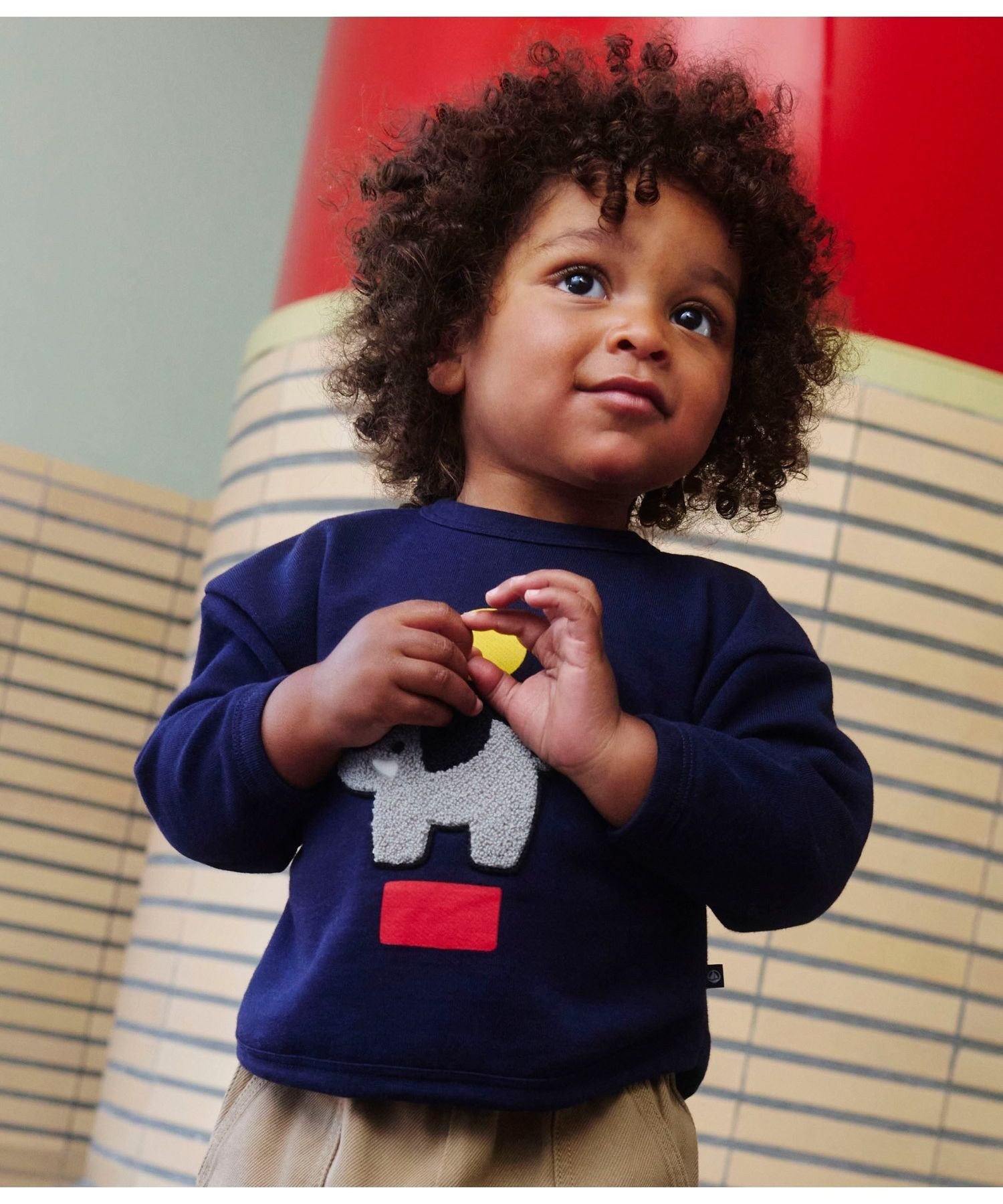 Пуловер из толстовки PETIT BATEAU, Blue