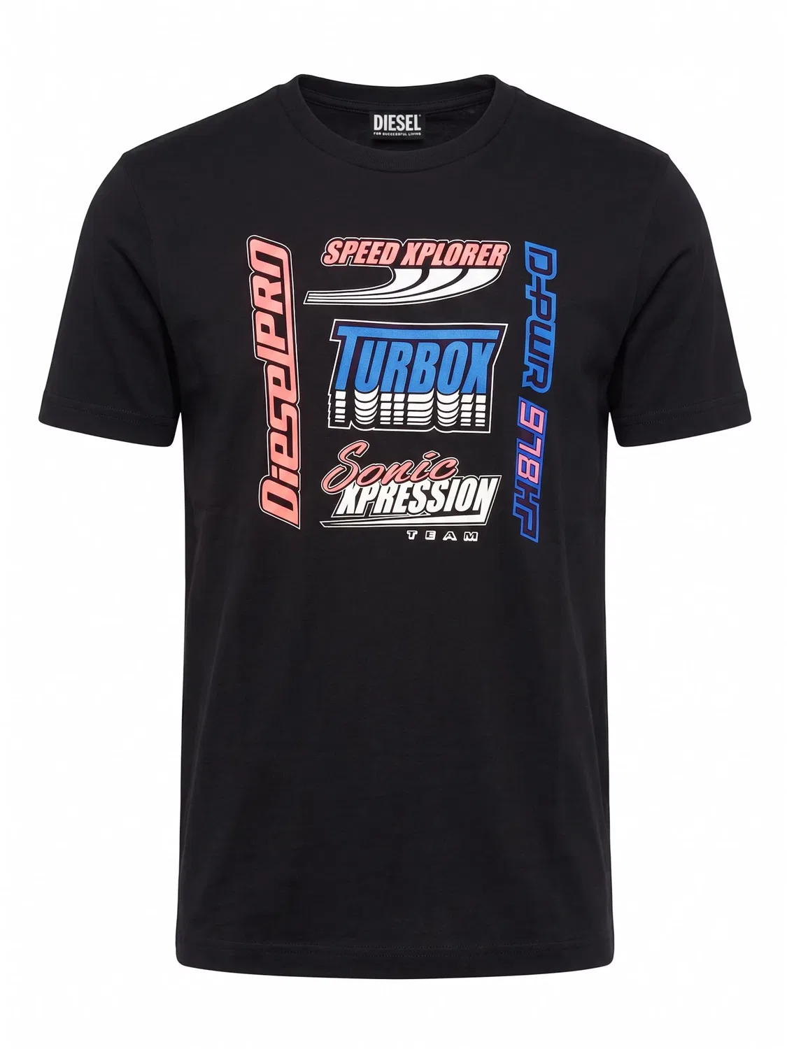 Футболка Diesel T-DIEGOS-K38 черного цвета
