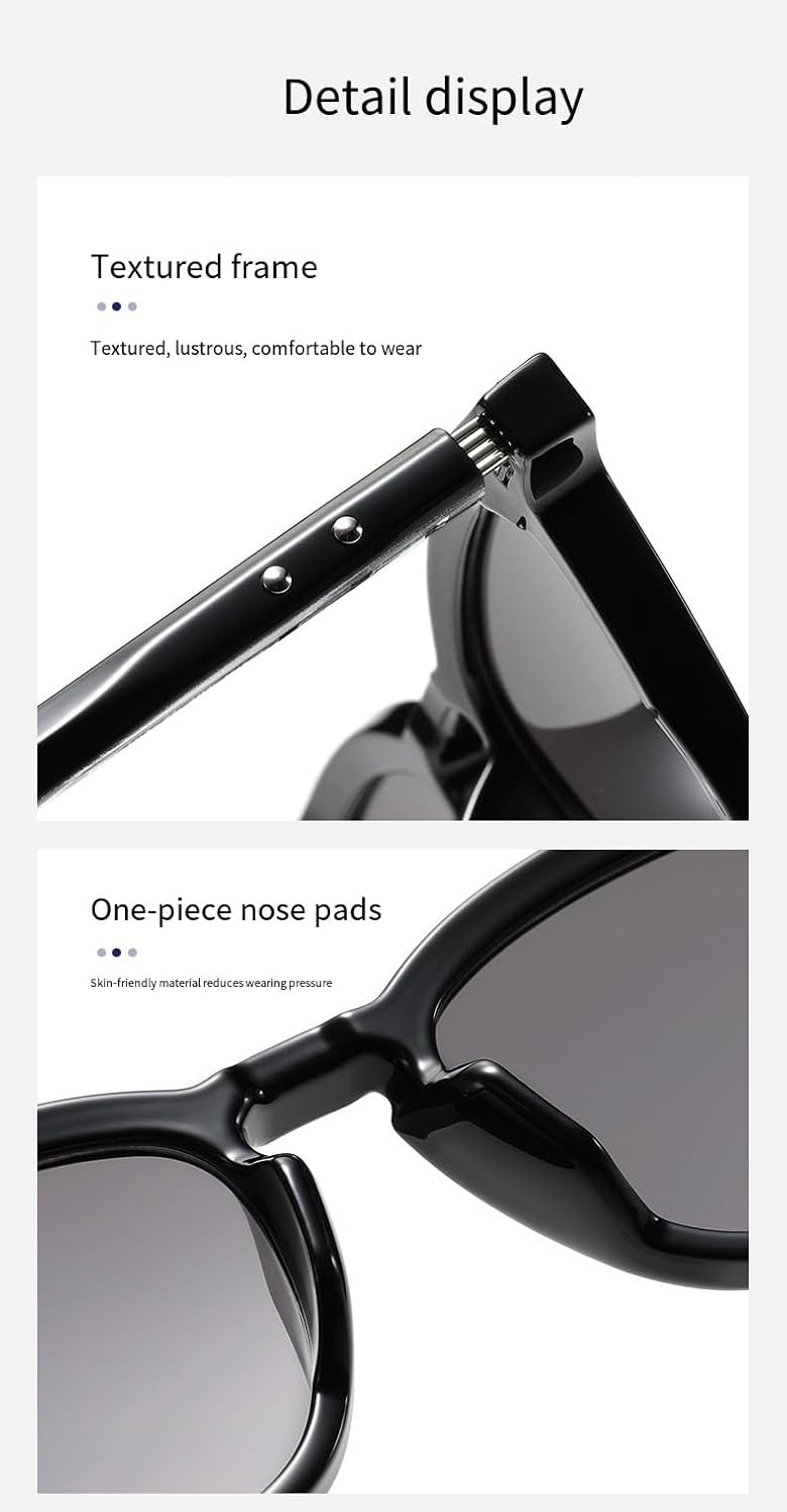 

Солнцезащитные очки унисекс квадратной формы, классическая ретро-оправа, универсальные для повседневной городской носки и создания стильного уличного образа GDKPJDT, 7