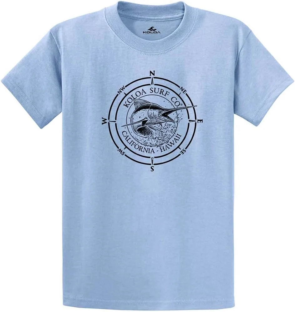 

Футболка Joe's USA Koloa Surf Black Marlin Logo Heavyweight Cotton