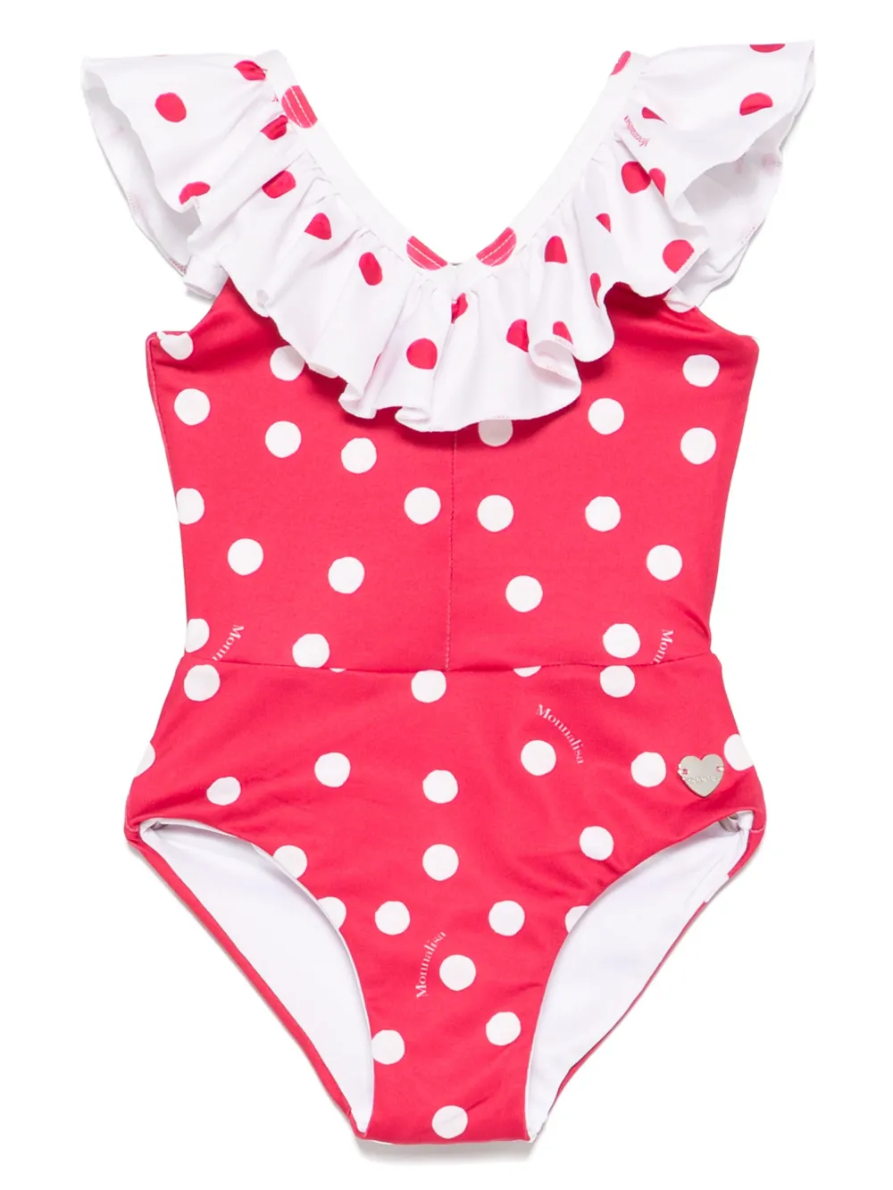 

Купальник в горох Monnalisa, красный