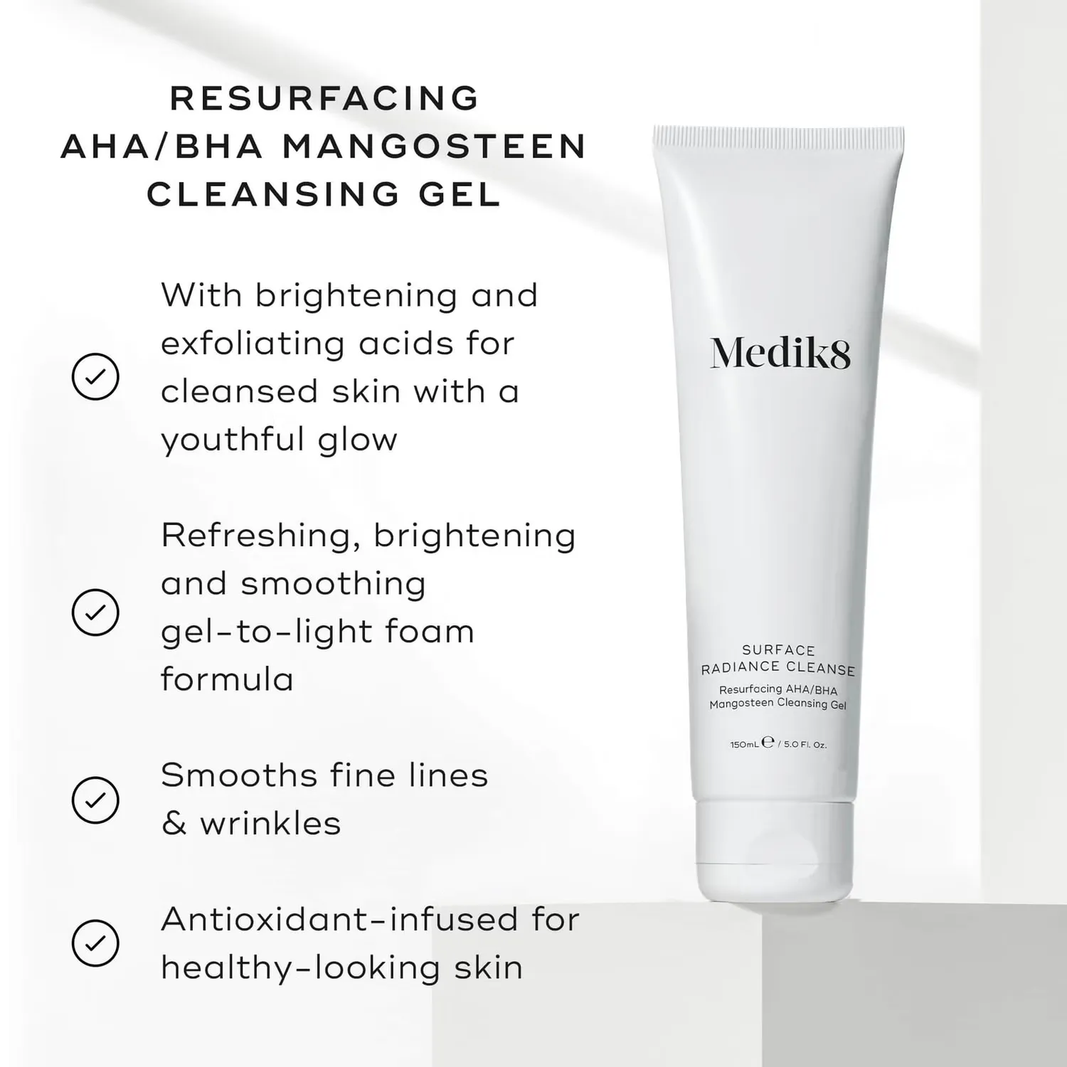 Очищающее средство для сияния кожи Medik8 Surface Radiance Cleanse, 150 мл — фото 2