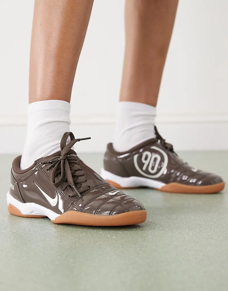 Кроссовки Nike T90 коричневого цвета — фото 4