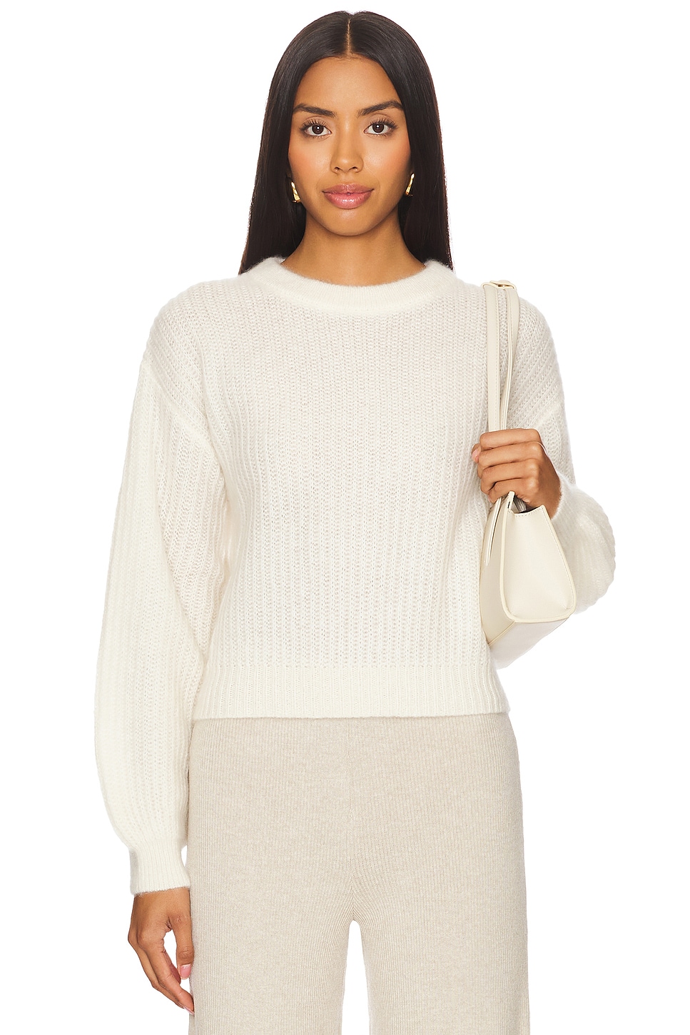

Пуловер lyra с круглым вырезом W. Cashmere, белый