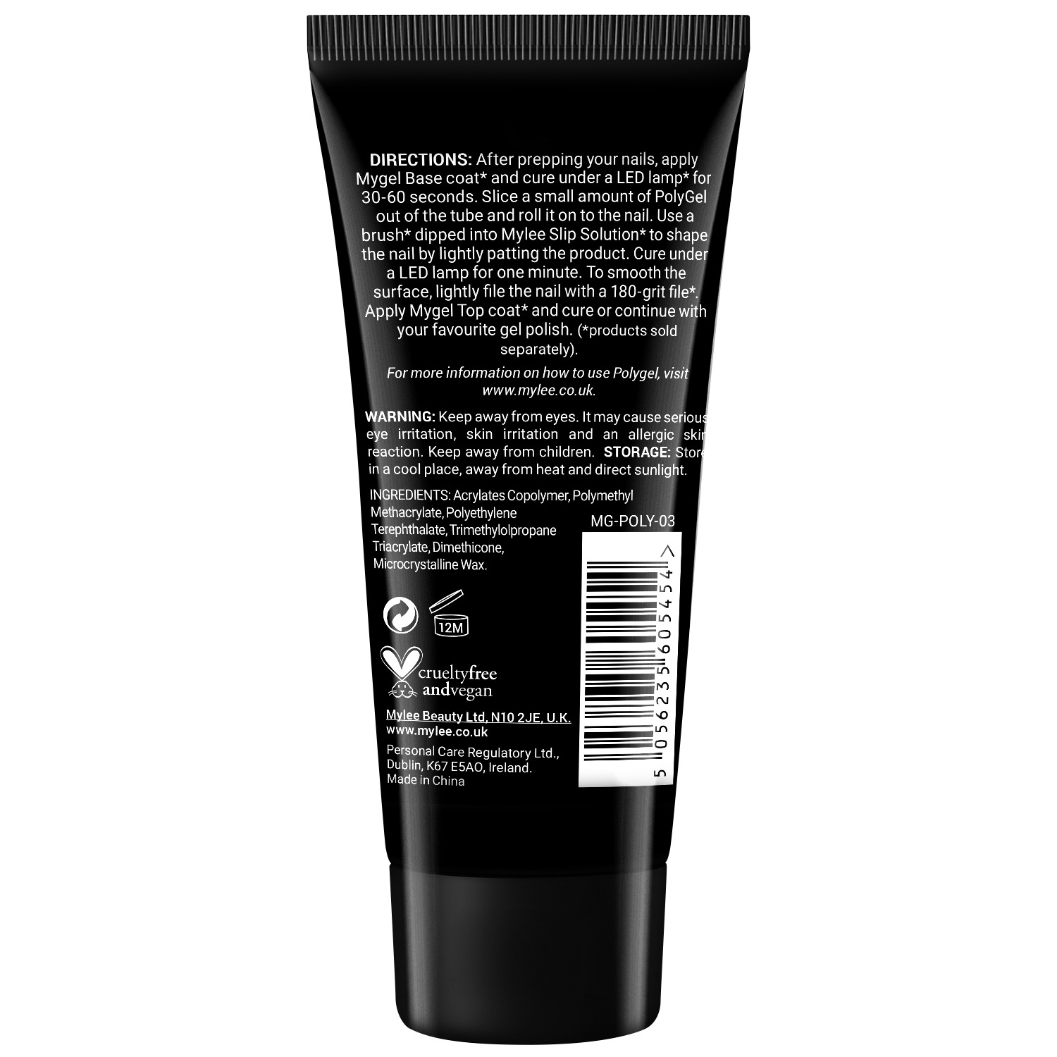 Гель-лак для ногтей magic extender gel (farblos) Mylee, magic extender gel (farblos), вес 60 гр. — фото 4