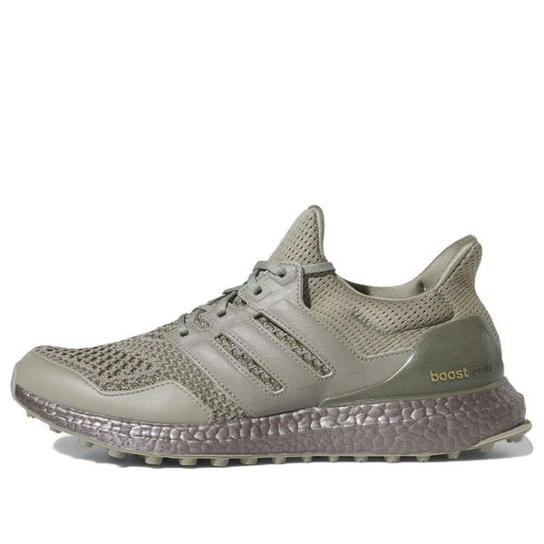 

Кроссовки Adidas Ultraboost Spikeless Golf Shoes 'Silver Pebble', цвет silver pebble / silver pebble / olive strata