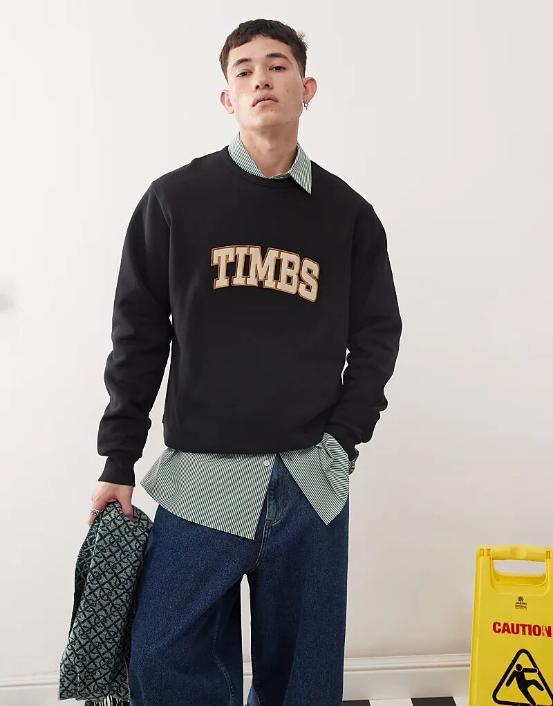 

Толстовка с логотипом в виде буквы «букле» черного цвета Timberland