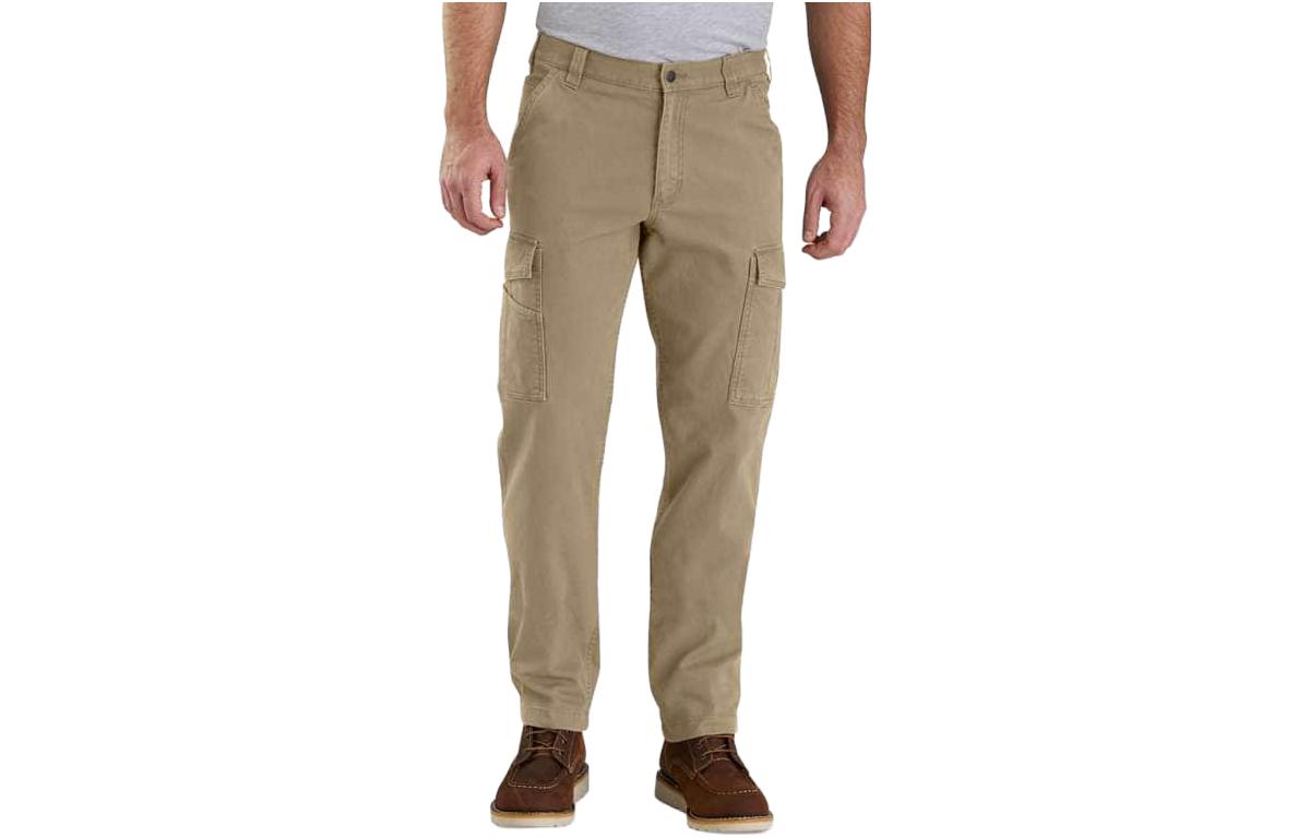 

Мужские повседневные брюки, средней длины, прямого кроя Carhartt, хаки