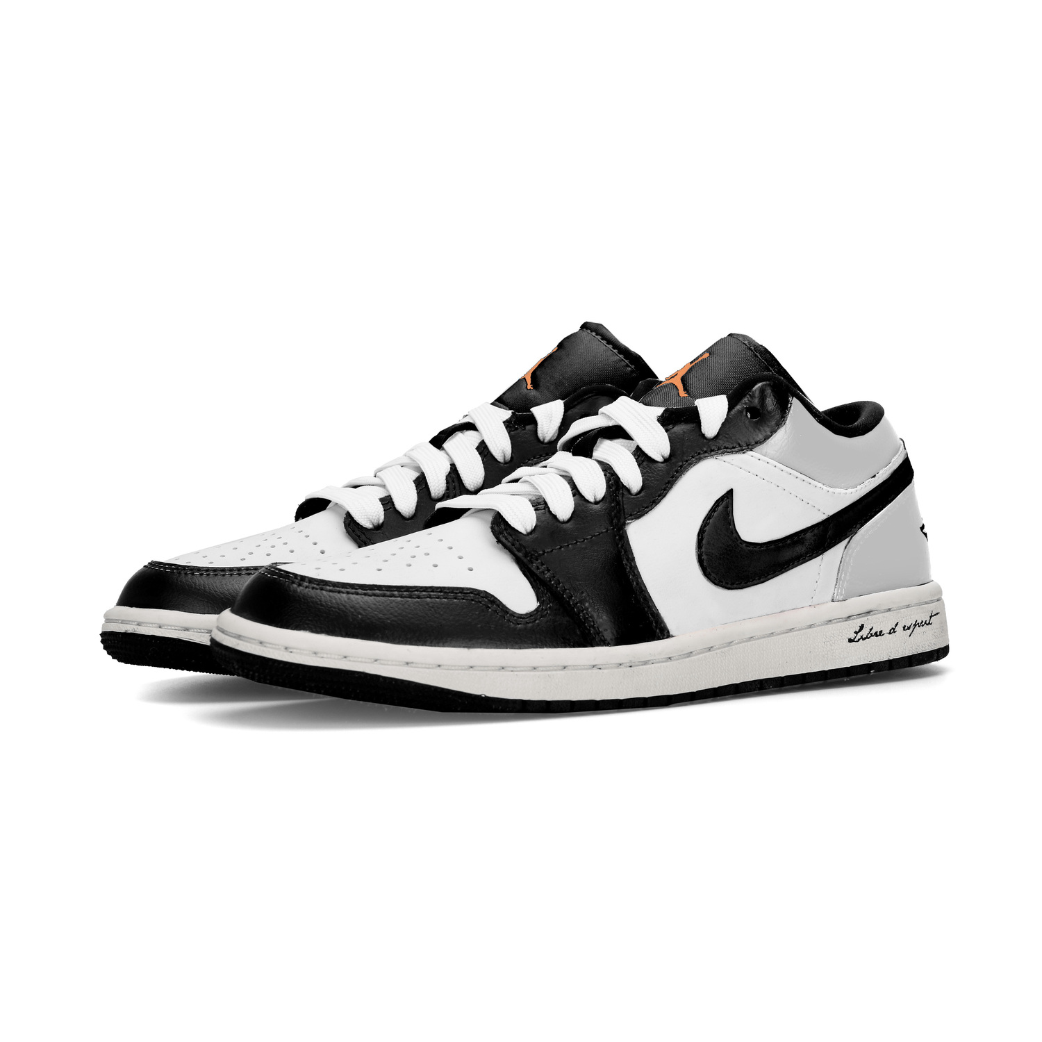 Jordan Air 1 Gray Vow Slip Resistant Low top Детские баскетбольные кроссовки Gray Teenagers — фото 4
