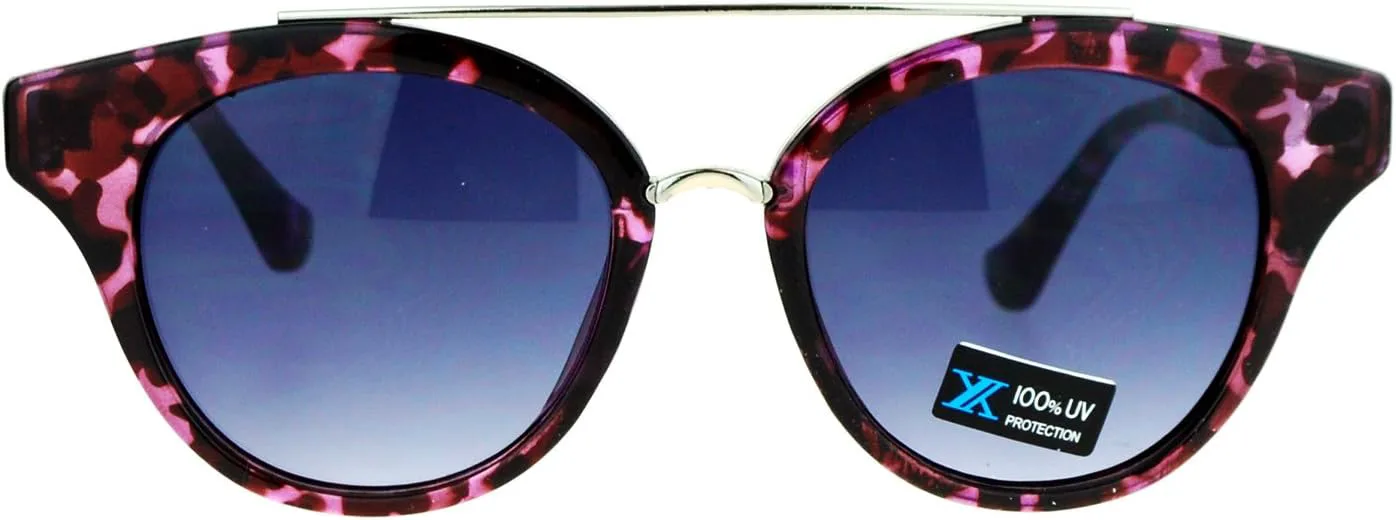 

Женские модные солнцезащитные очки в стиле ретро с роговой оправой, заушниками типа «кошачий глаз», защитой от ультрафиолета UV400 JuicyOrange, Purple Tortoise