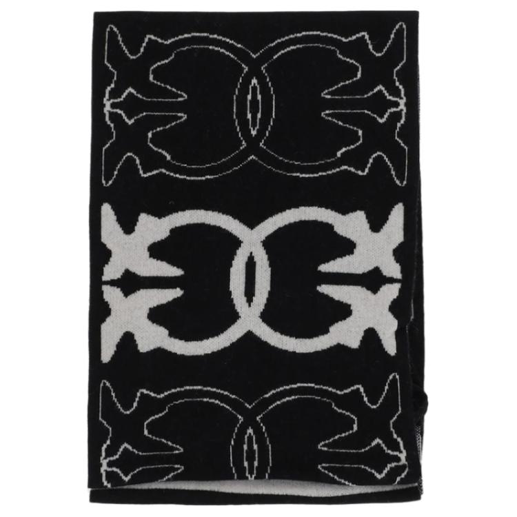 

Шарф с бахромой Love Birds PINKO