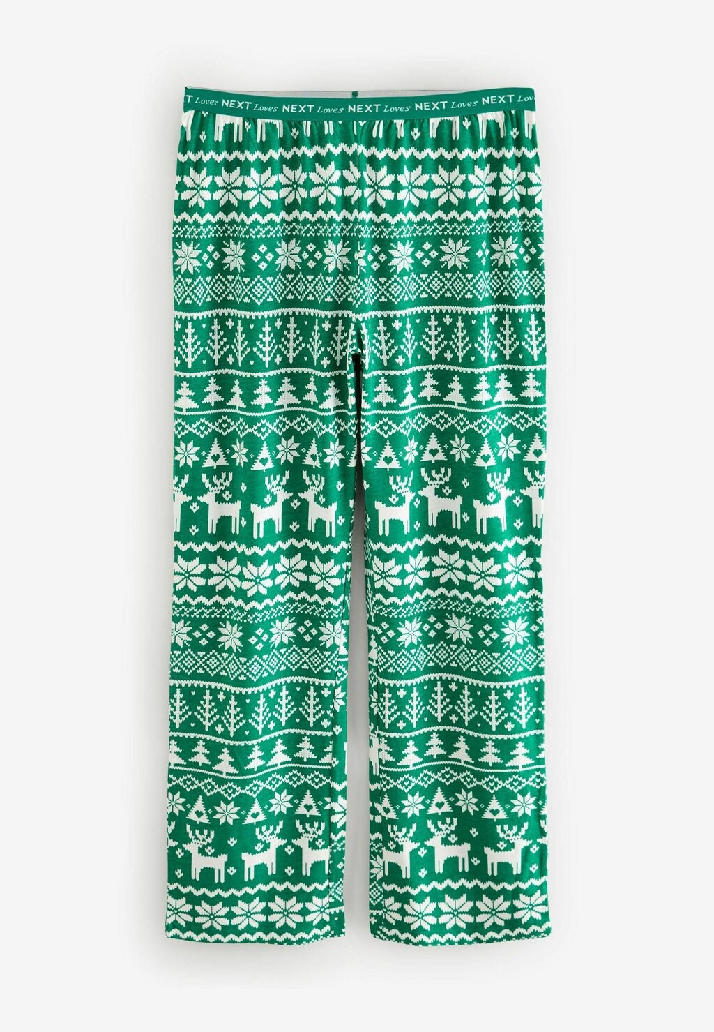 

Пижамный комплект FAIRISLE PATTERN LONG SLEEVE Next, зеленый