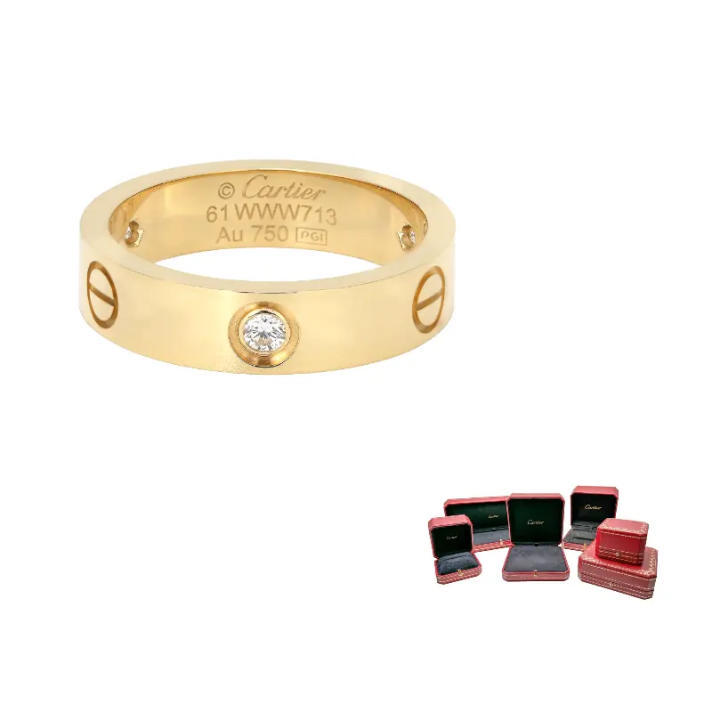 

Cartier Кольцо Love из 18-каратного желтого золота с бриллиантами