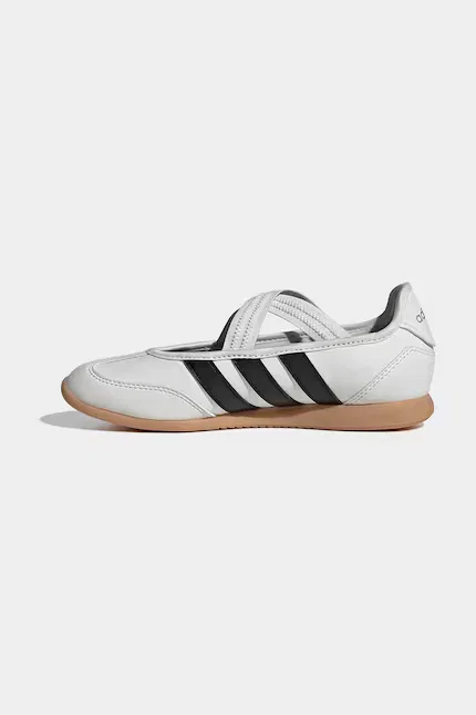 Балетки детские с эластичной вставкой BARREDA MARY JANE Adidas, белый — фото 4
