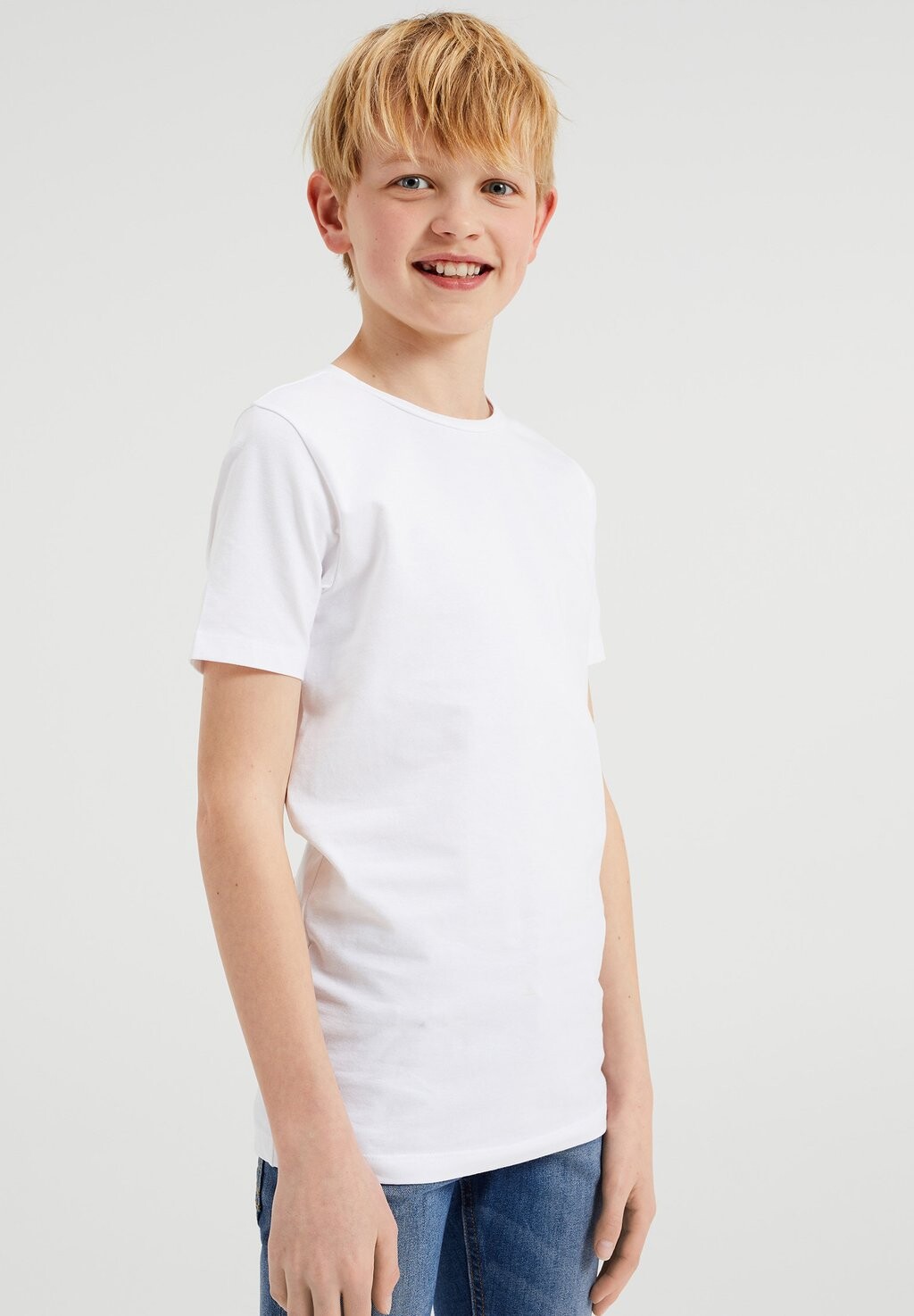 

Футболка базовая 2PACK WE Fashion, цвет white