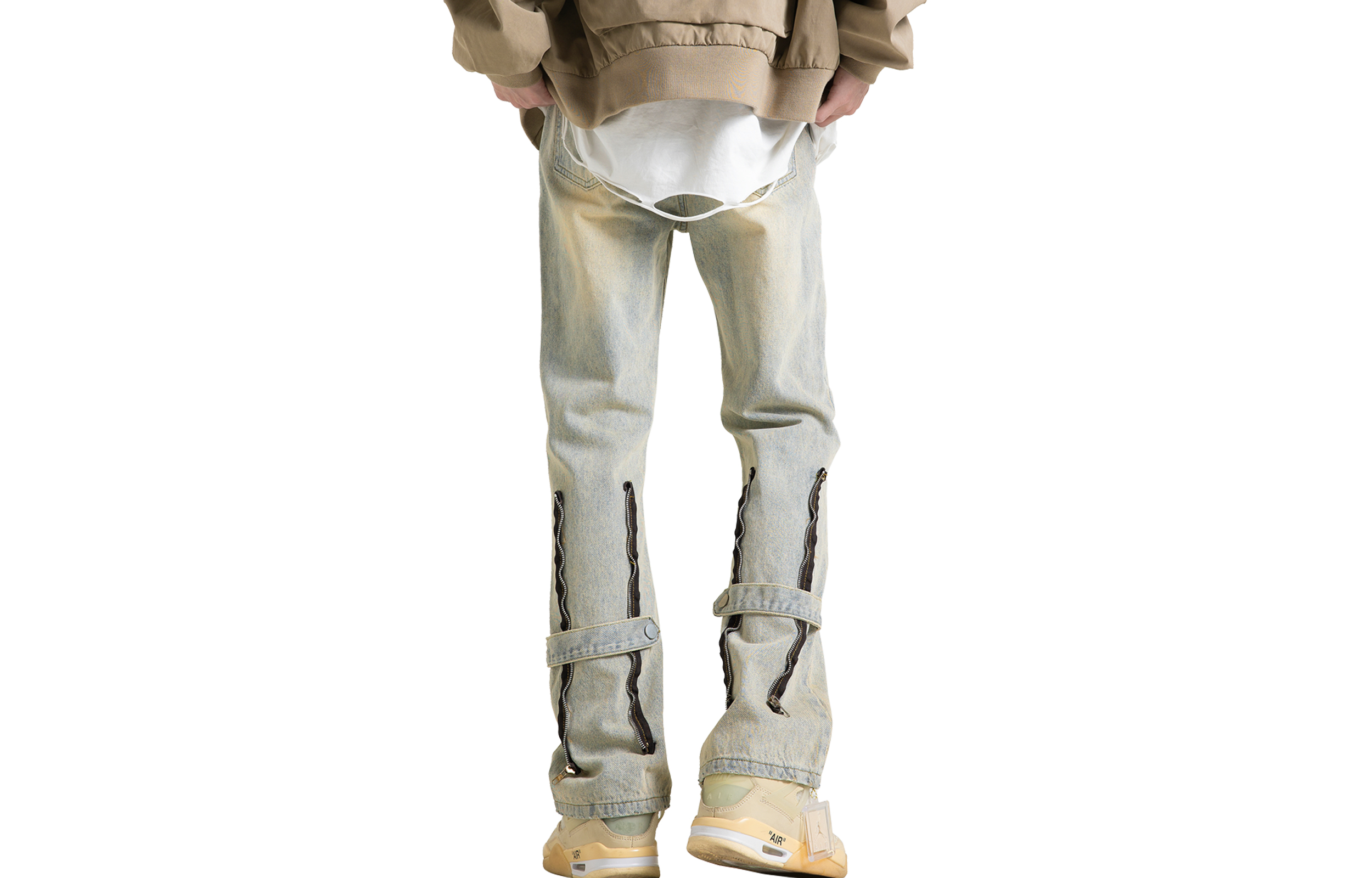 

Джинсы унисекс REXSHION, Yellow Mud