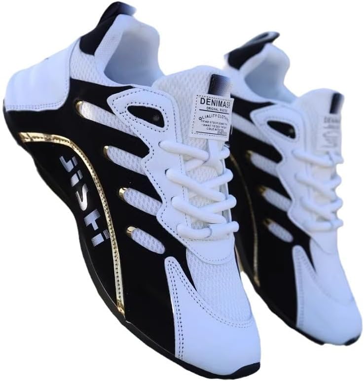 

Мужские кроссовки Clolinde DenimArt - легкие и нескользящие, для бега, походов, активного отдыха и повседневной носки, стелька EVA, износостойкие, черный