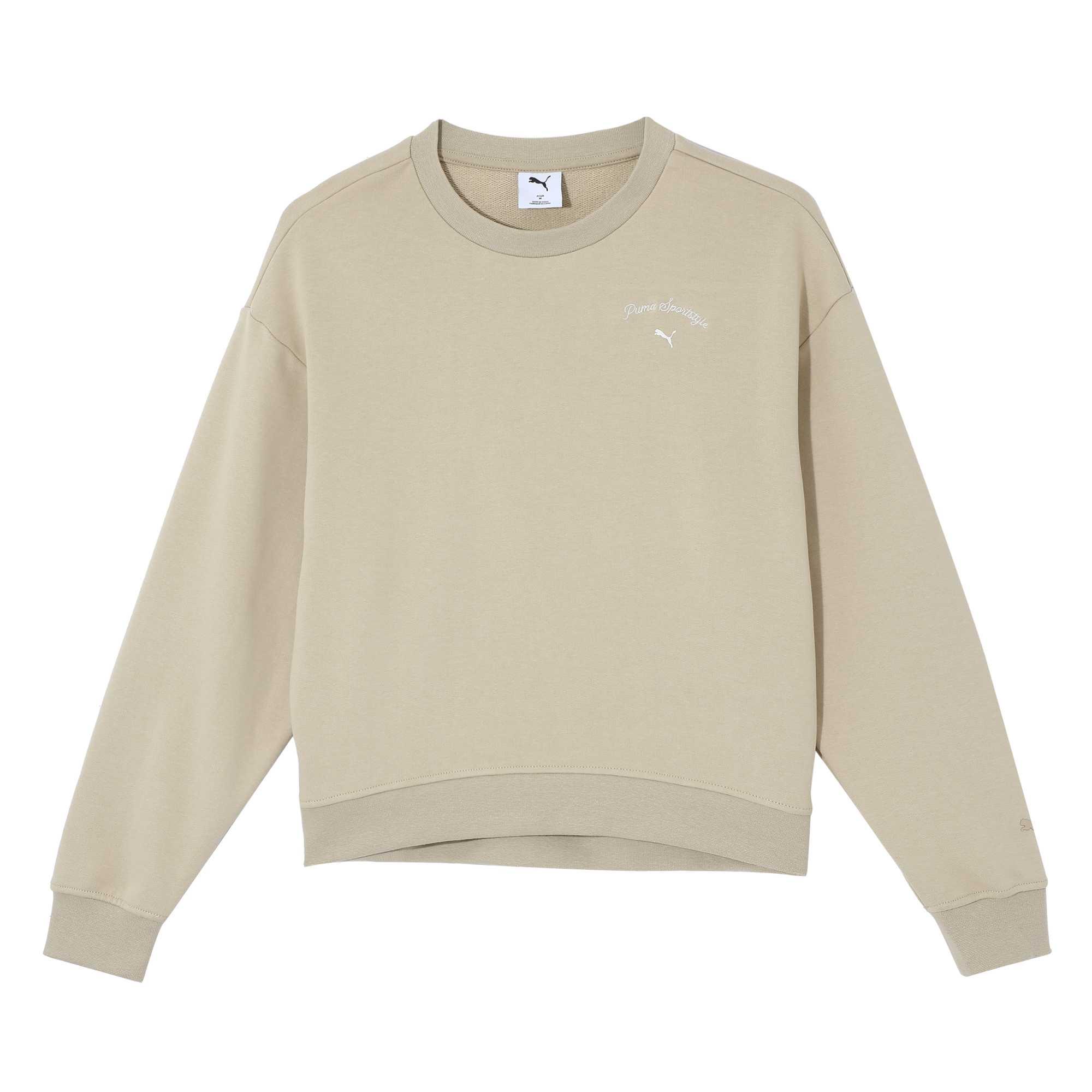 

PUMA Свитшот женский светло-коричневый