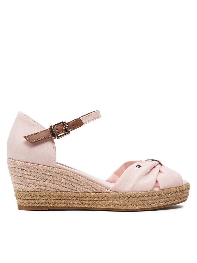 

Эспадрильи Tommy Hilfiger Basic Open Toe Mid Wedge FW0FW04785, розовый