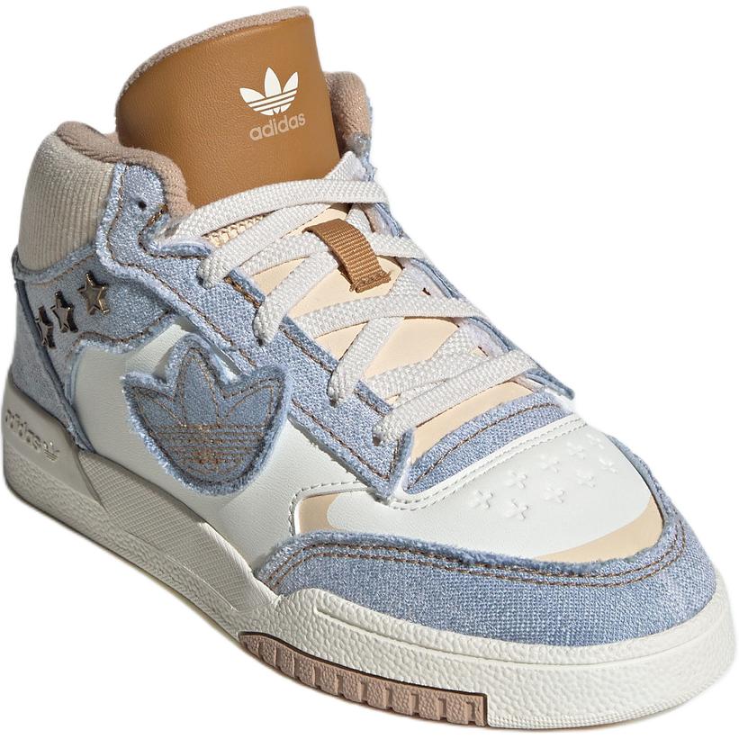 Adidas Originals Drop Step XL 2.0 Mid top детские скейтбординг кроссовки White Blue — фото 4