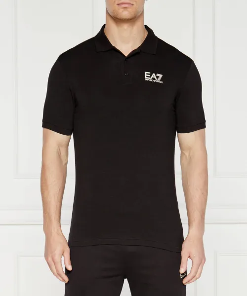 

Футболка поло Regular fit Ea7, черный