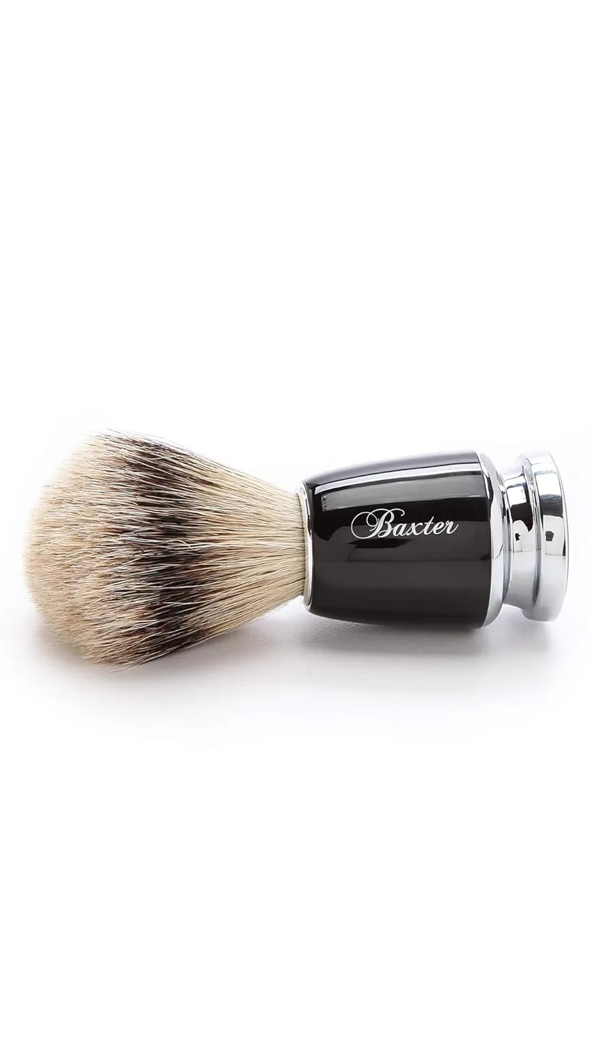 Кисть из барсучьей шерсти Baxter of California Silver Tip | 100% натуральный барсучий волос, B00N3V6YYO — фото 2