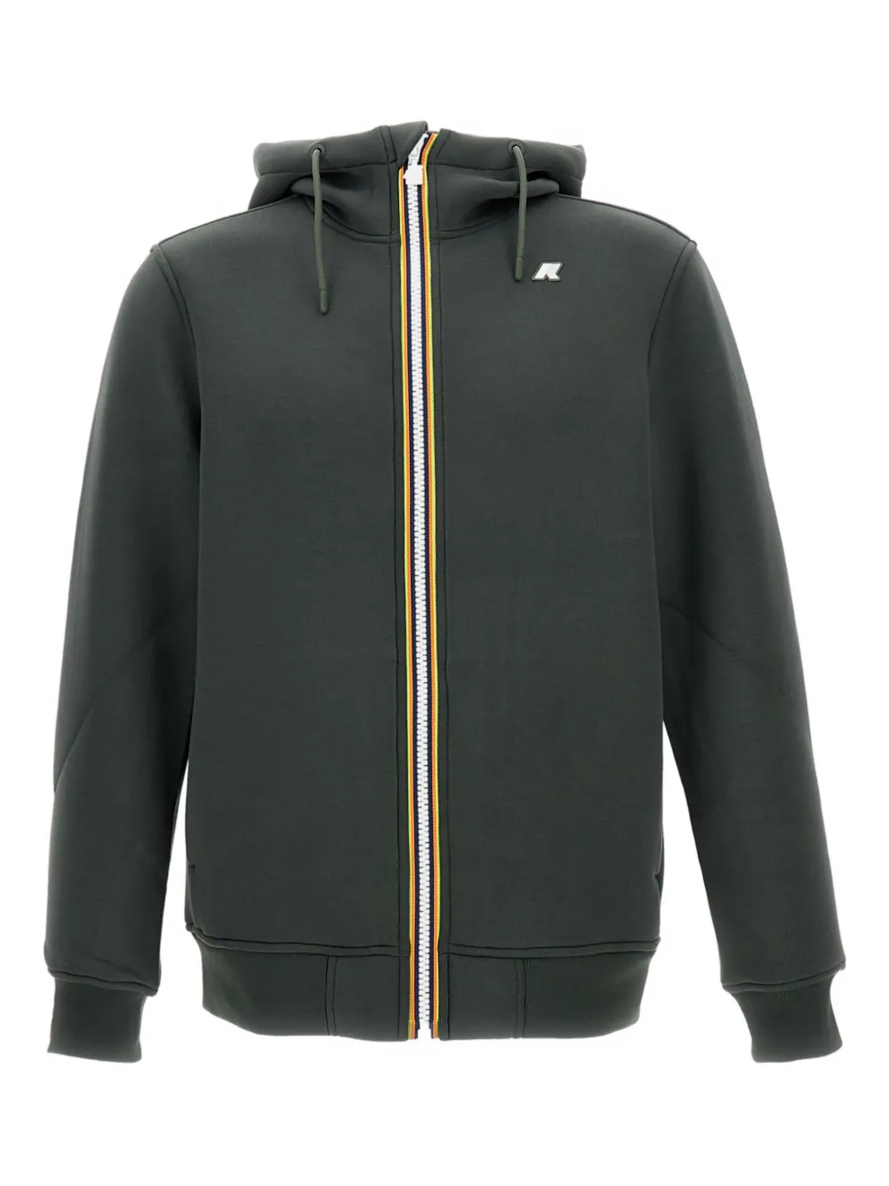 

Худи на молнии K-Way, зеленый