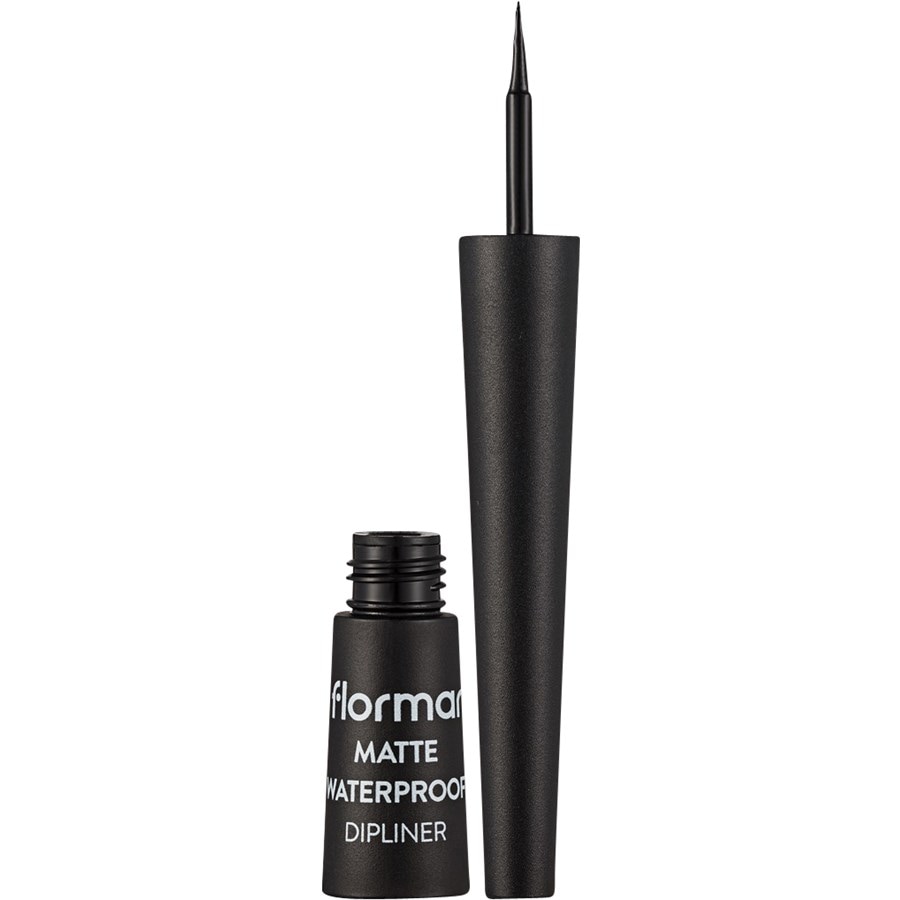 

Подводка для глаз Flormar Matte Waterproof Dipliner, 01 Black / 2,5 ml