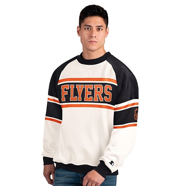 

Мужской белый свитшот Philadelphia Flyers Defense Fleece Starter