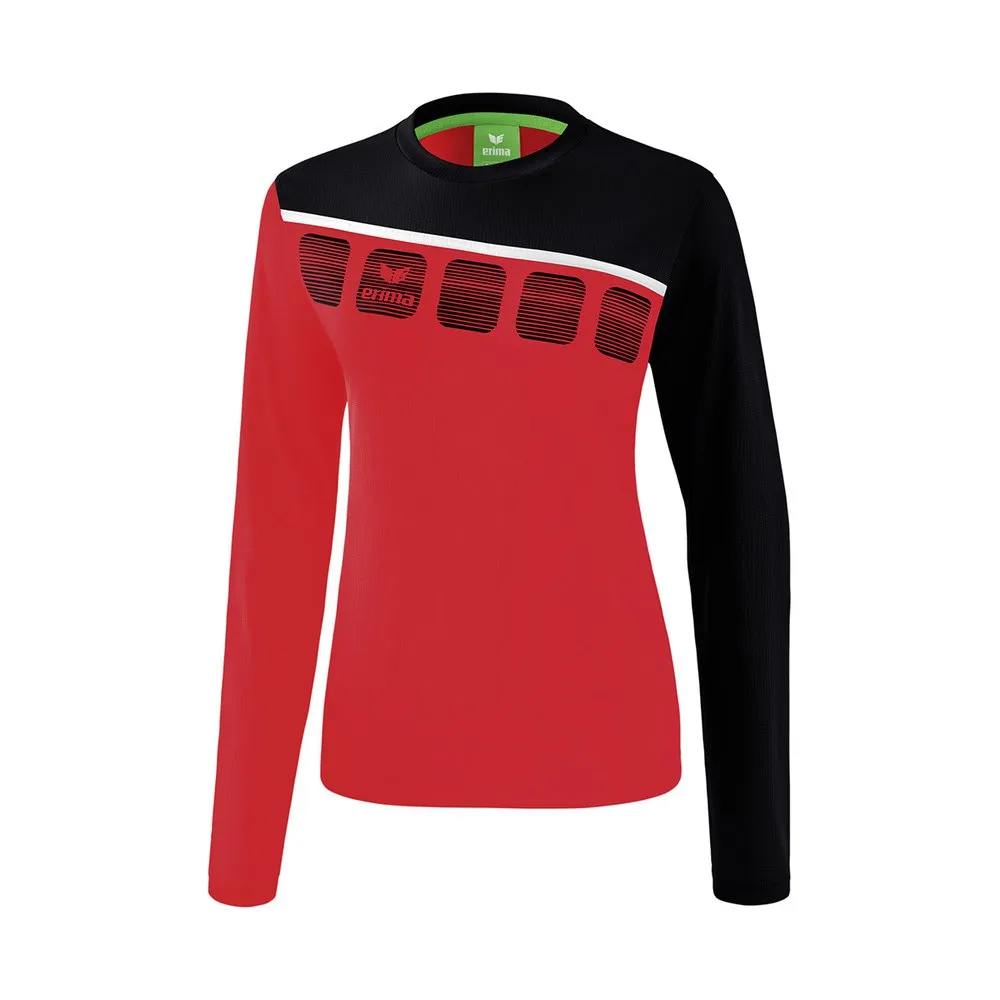 

Футболка Erima 5-C Long Sleeve Training long sleeve, красный