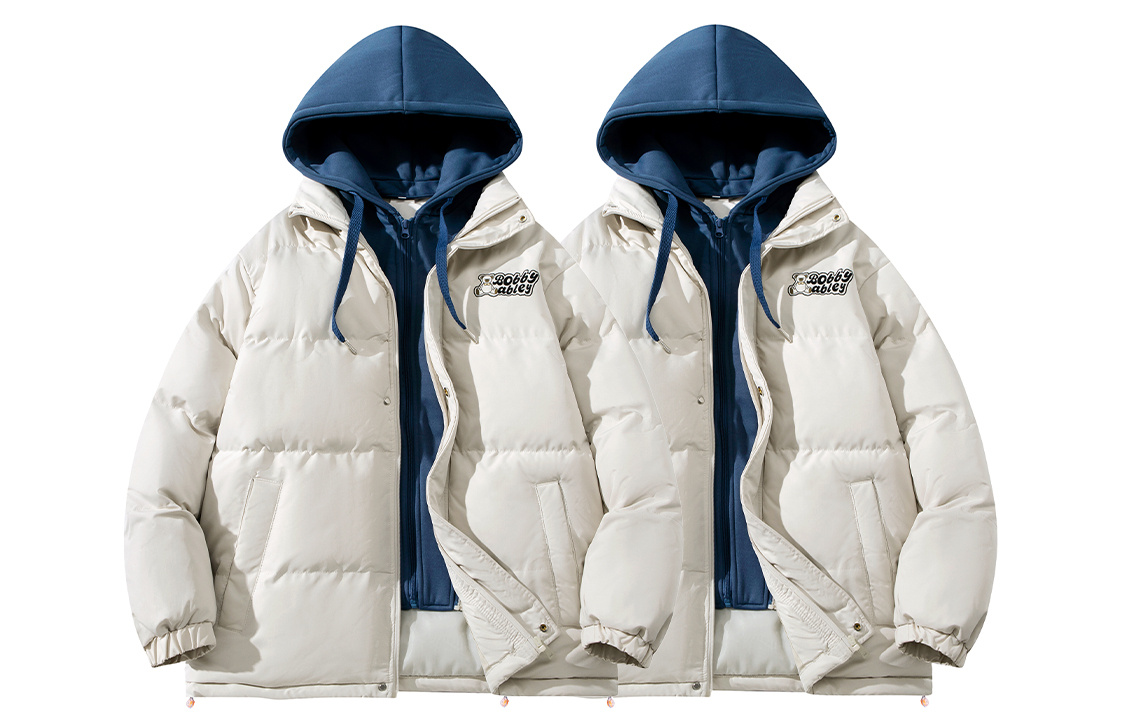 

BOBBY ABLEY Пуховик Unisex, 2 Pack (Beige Blue+Beige Blue)