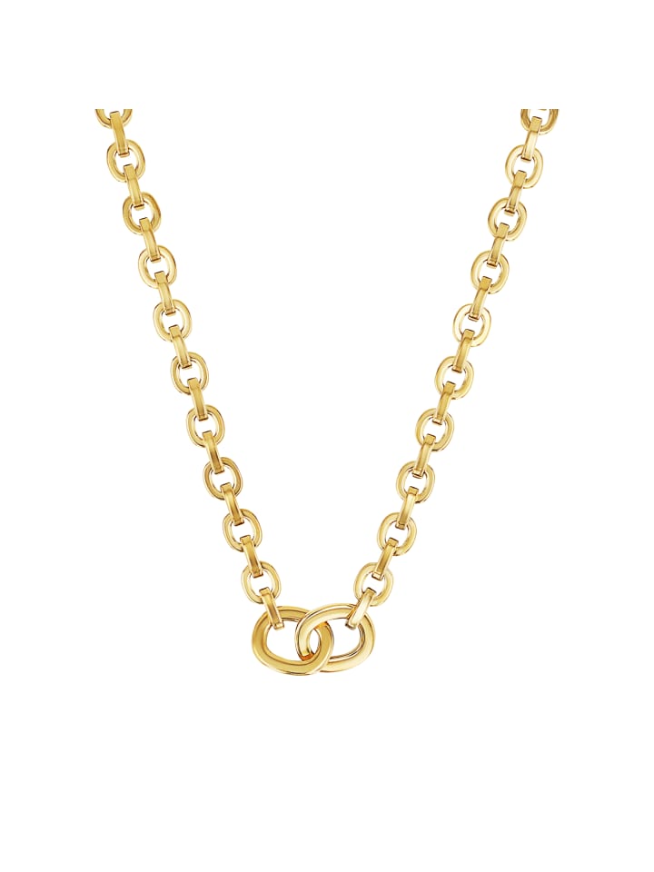 

s.Oliver Колье из нержавеющей стали, позолоченное методом IP-покрытия