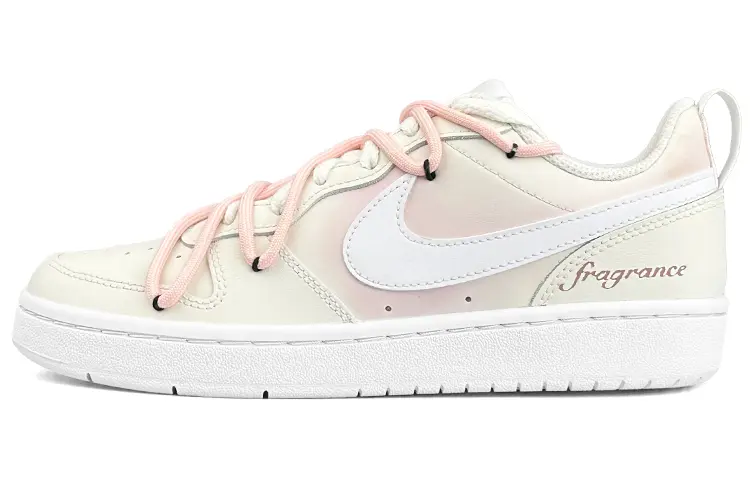 

Кеды, обувь для скейтбординга Court Borough, женская, низкая, розовый Nike, цвет Ivory