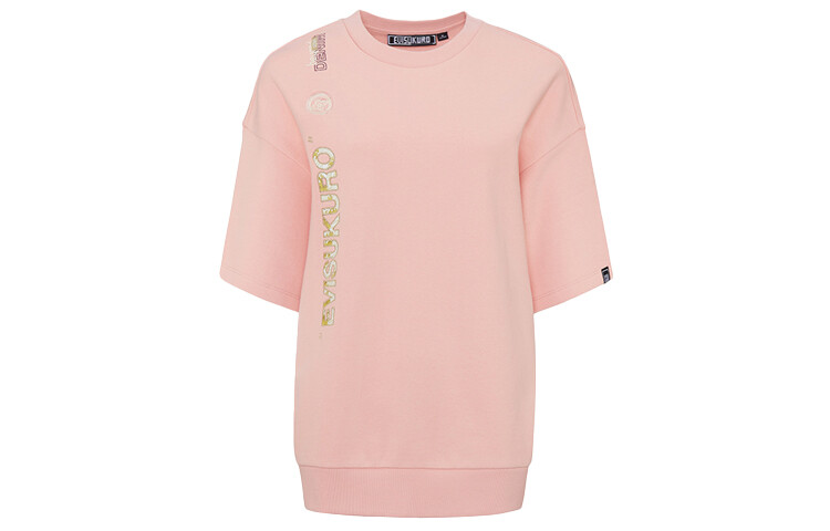 

Свитшот женский розовый Evisu