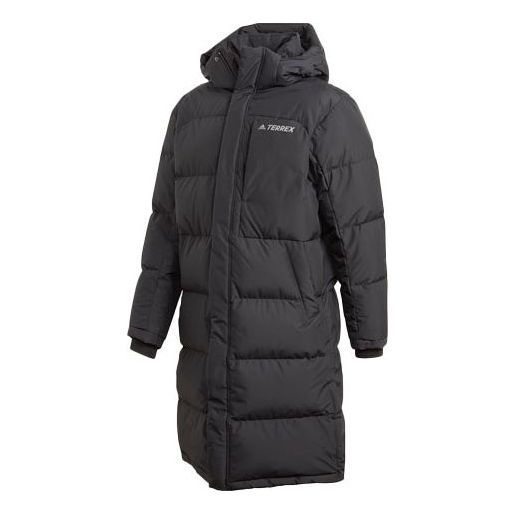 

Пуховик adidas Outdoor Casual Sports hooded down Jacket Couple Style Black, черный