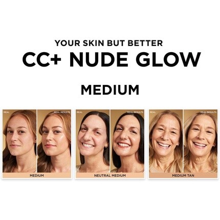 IT Cosmetics Your Skin But Better CC+ и Nude Glow Легкая тональная основа со средним покрытием и Сыворотка для сияния средней плотности 1 г — фото 3