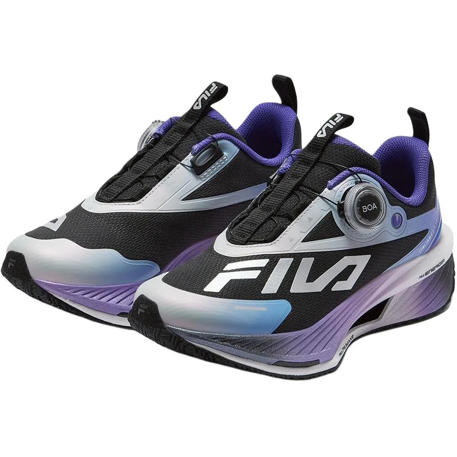 FILA KIDS Кроссовки для бега SPEED 5 Rebound Low Top черные серебристые детские — фото 4