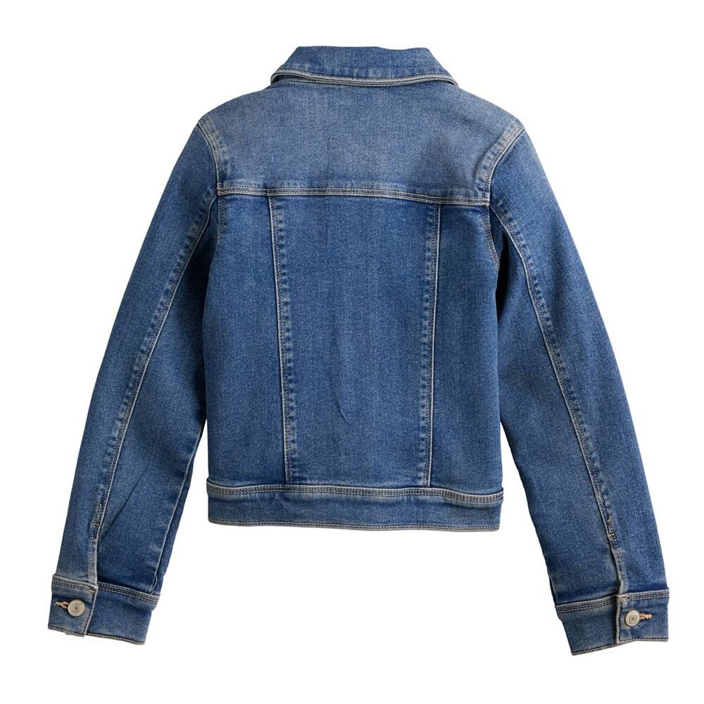 

Джинсовая куртка Jumping Beans для маленьких девочек и малышей, цвет Medium Wash