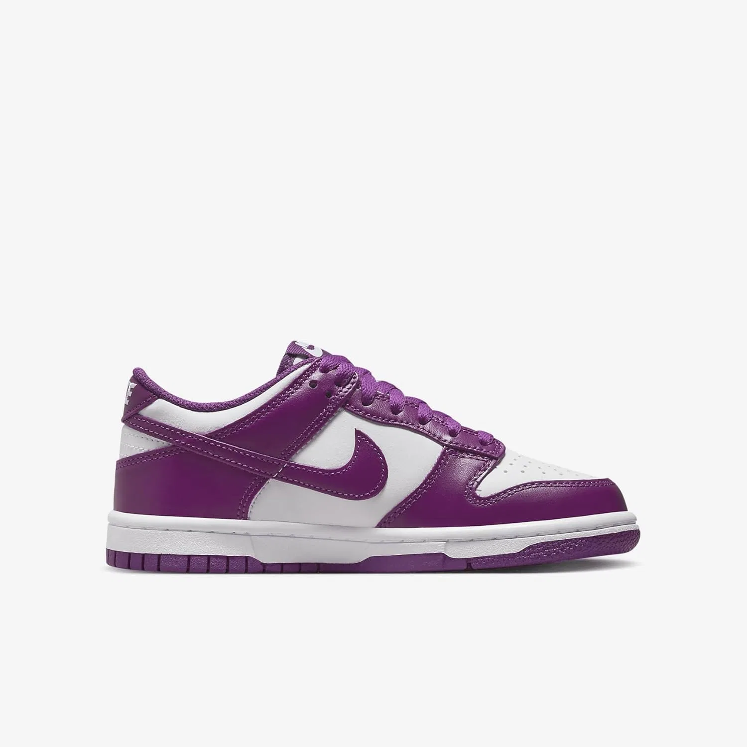 Кроссовки Nike Dunk Low, белый/фиолетовый — фото 3
