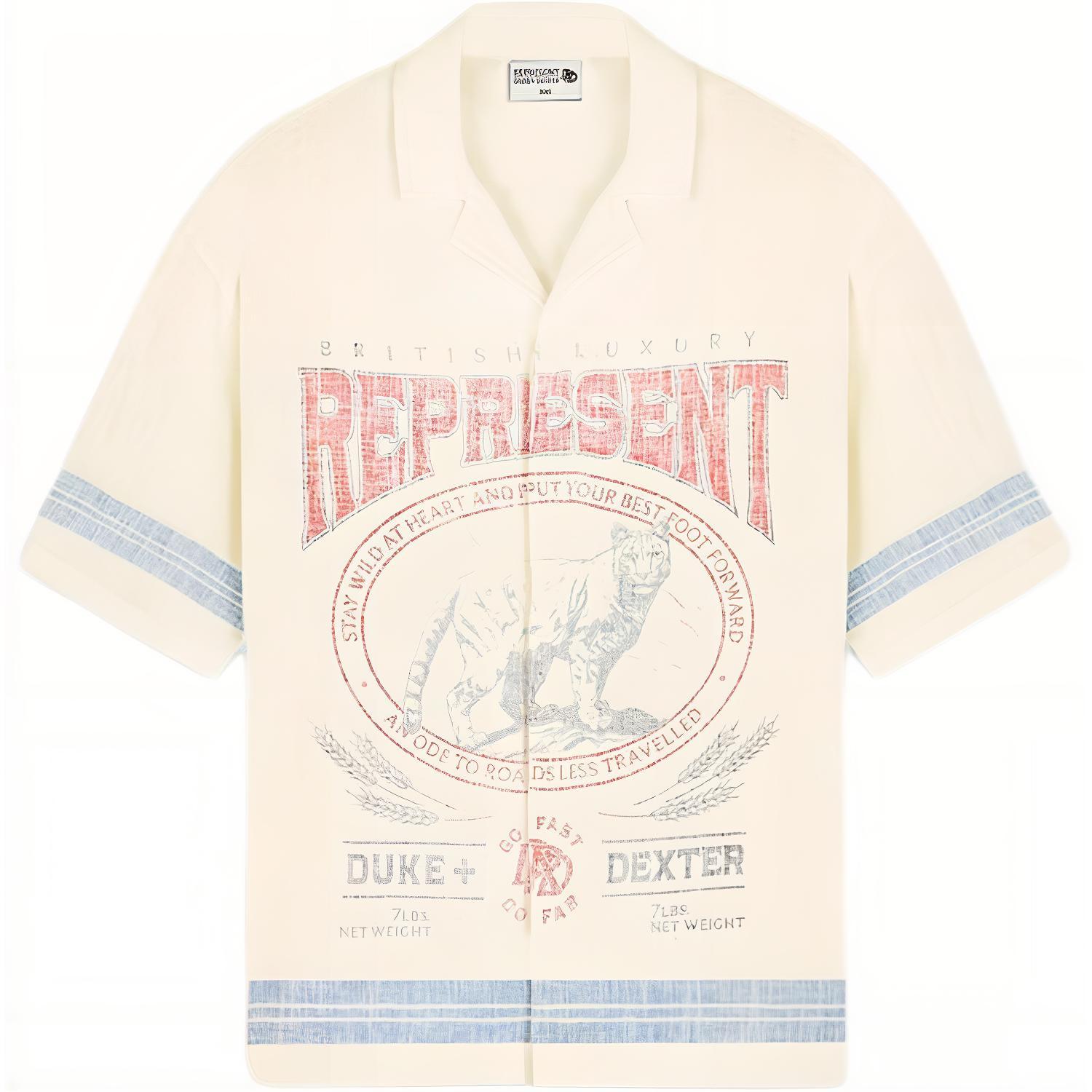 

Рубашка DUKE DEXTER FW24 мужская натурального цвета REPRESENT, Natural