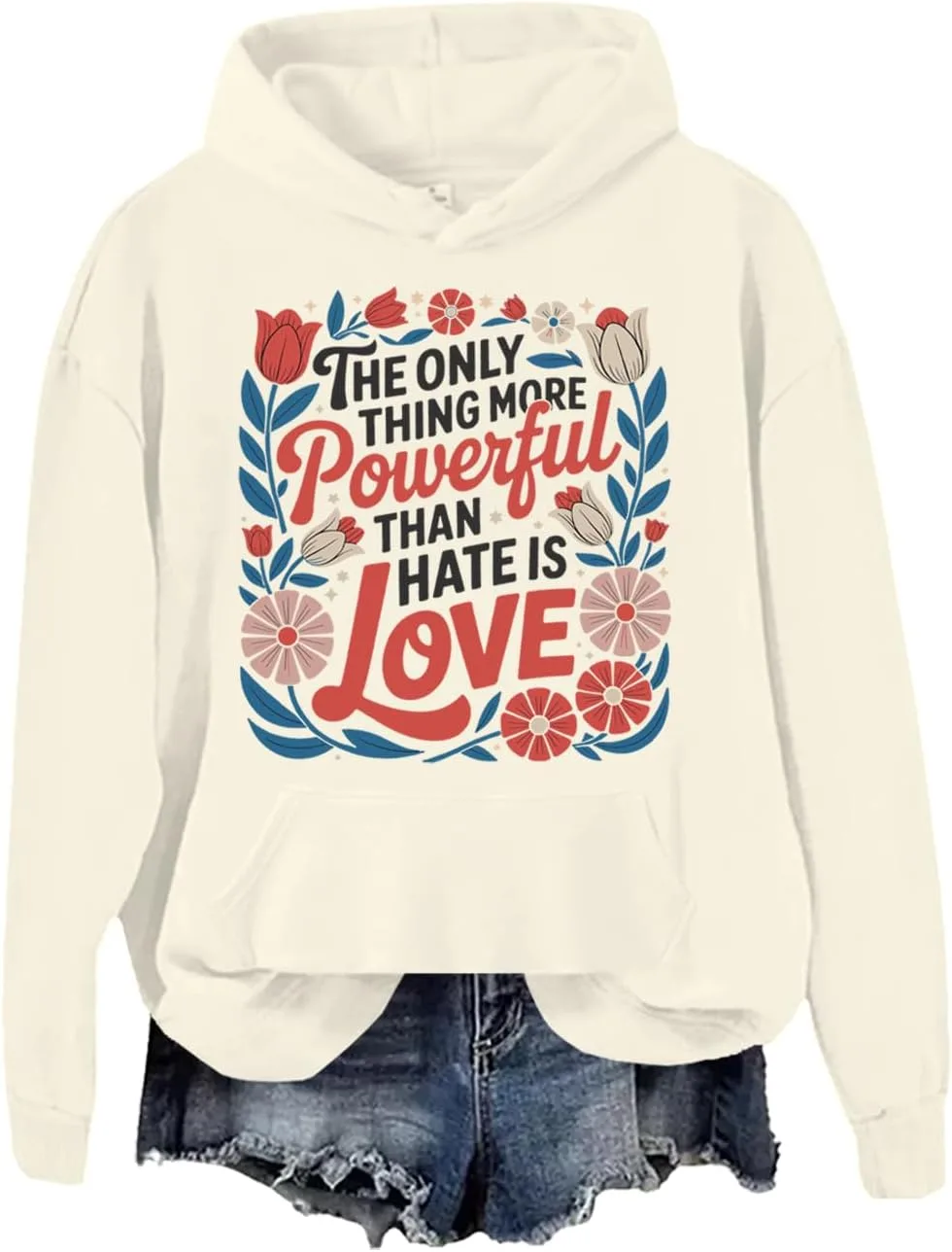 

Толстовка Only Thing More Powerful Than Hate is Love Phncal