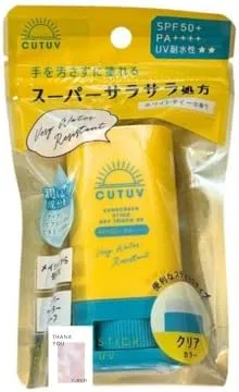 Солнцезащитный стик SPF50+ CUTUV тональный белый чай 19 г