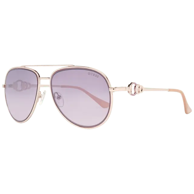 

Женское блестящее розовое бордовое зеркало Aviator gf0344 Guess, желтый