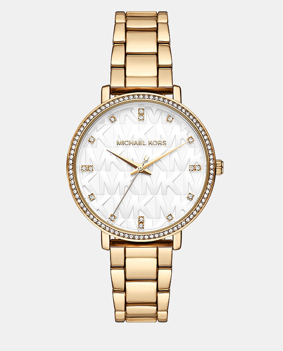 

Pyper MK4666 Женские часы из золотого металлического сплава Michael Kors, белый