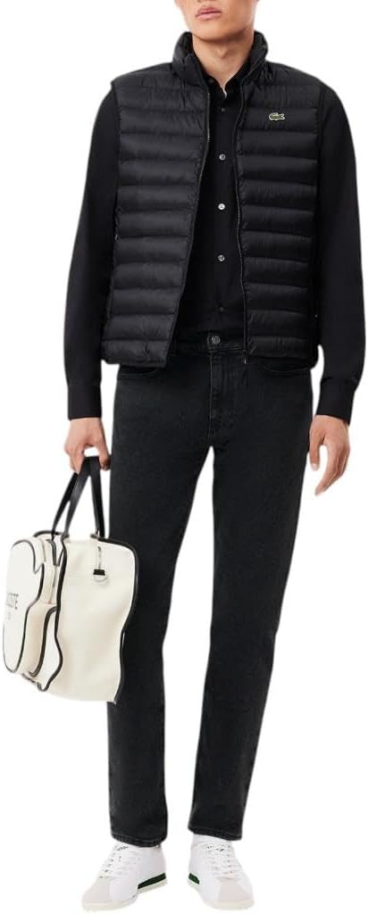 Lacoste мужские джинсы slim fit из стрейч-хлопкового денима, Back Indigo — фото 4