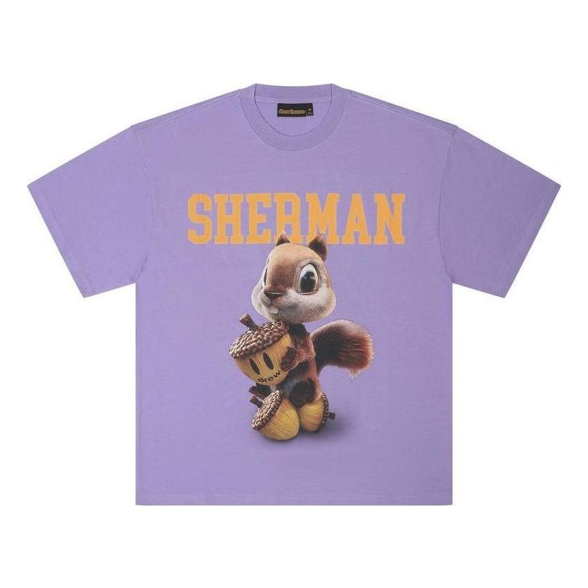 

Футболка Drew House 3D Sherman T-shirt 'Lavender', фиолетовый